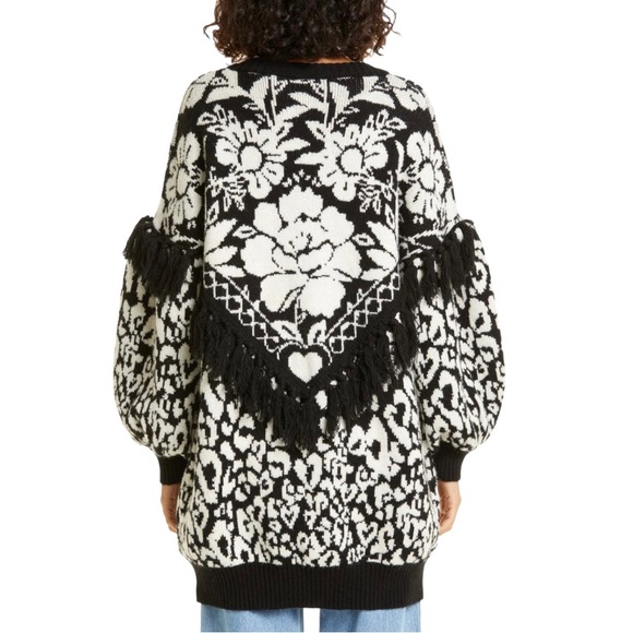 Farm Rio Pineapple Garden Knit Cardigan - Picture 2 of 12